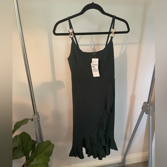 Deep Forest Green Cocktail Dress - Picture 2 of 8